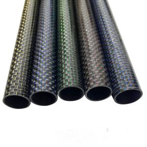 Colorful carbon fiber tube